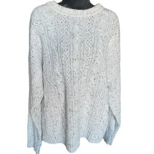 Van Hausen 417 Vintage Wool Blend Chunky Knit Fisherman Sweater Sz XL